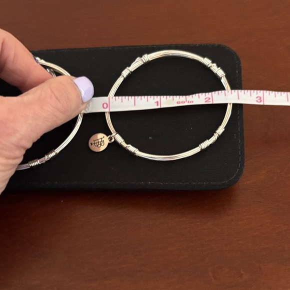 Bourbon and Bowties Silver Bracelet Trio - Picture 3 of 3